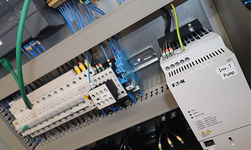 new hydraulic press control panel